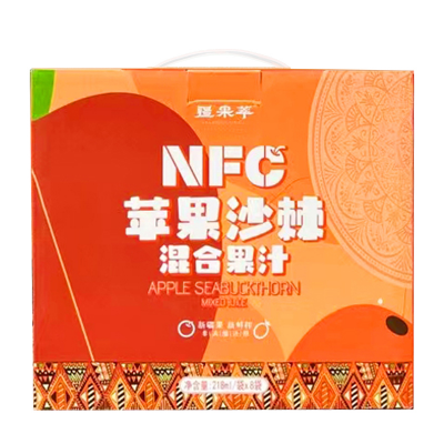 Xinjiang Fruit Extract NFC Apple & Sea Buckthorn Blend Juice