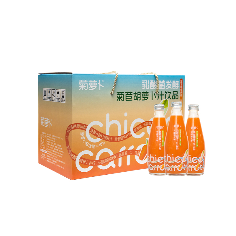 Kashi Lactobacillus-Fermented Chicory Carrot Juice 280ml (8 Bottles/Box)
